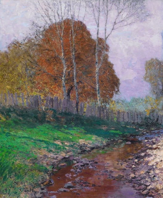 Alfred Zoff - The Krems Valley, Autumn