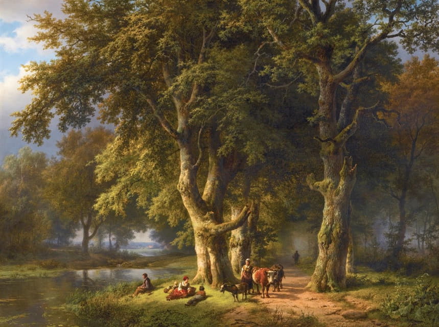 Barend Cornelis Koekkoek - Summer Landscape