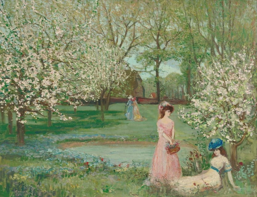Charles Conder - The Howe In Spring
