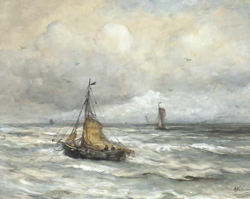 Hendrik Willem Mesdag - Off The Coast