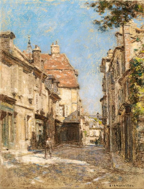Léon Augustin Lhermitte - Street Presumed In Bourges