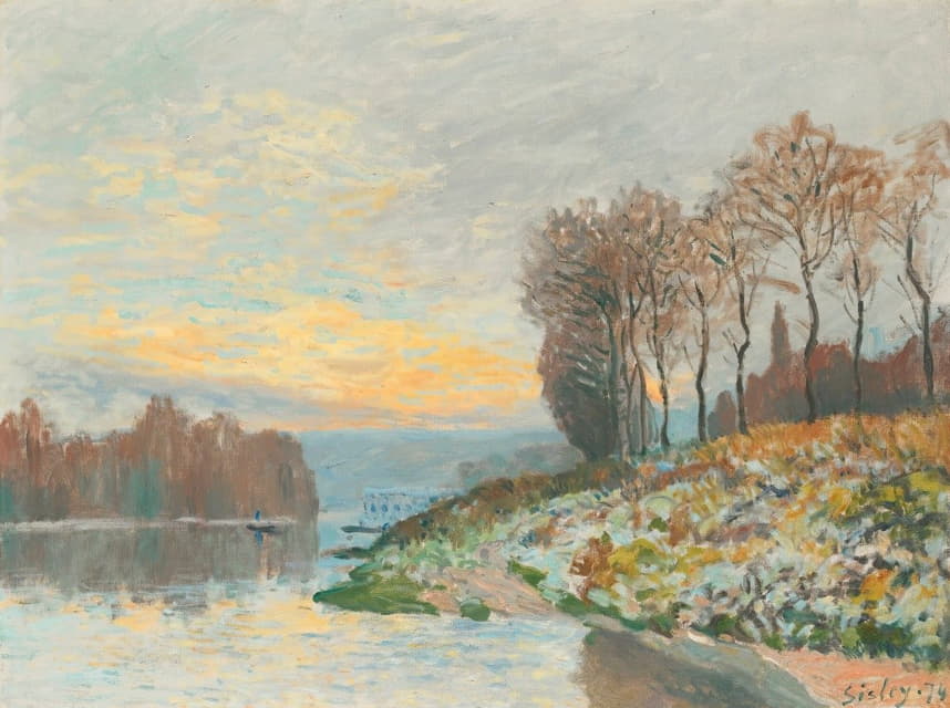 Alfred Sisley - La Seine Près De Bougival