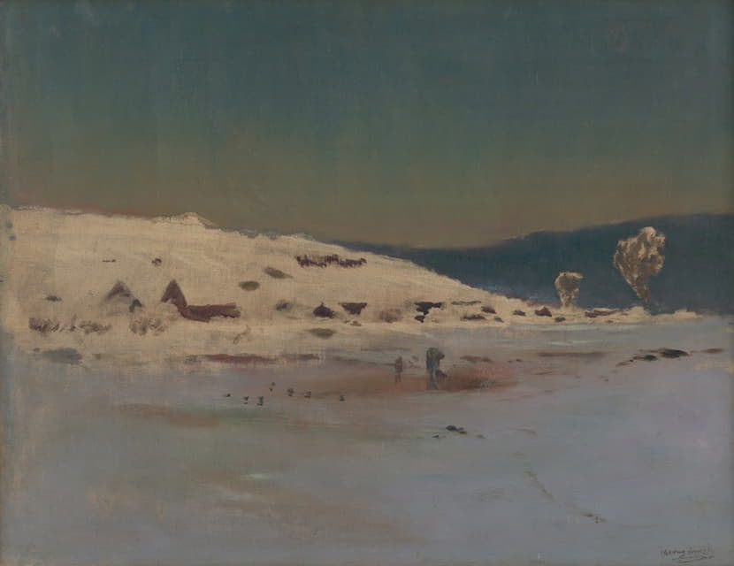 Ladislav Mednyánszky - Winter Landscape