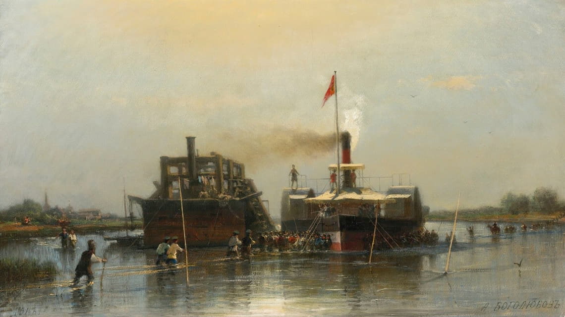 Alexei Petrovich Bogoliubov - Steamship On The Don