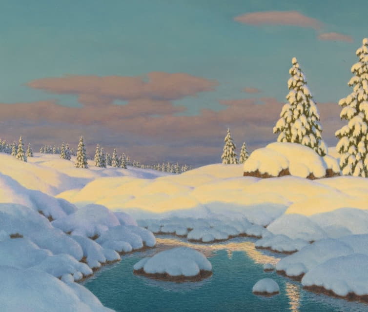 Ivan Fedorovich Choultse - Winter Landscape
