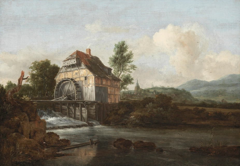 Jacob van Ruisdael - Landscape with a Watermill