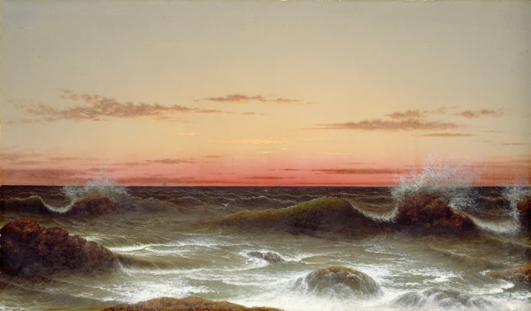 Martin Johnson Heade - Seascape; Sunset