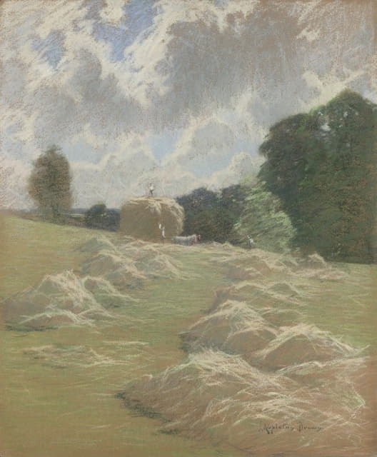 Appleton Brown - Landscape with Hay