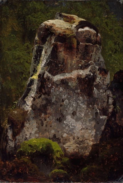 August Cappelen - Study of a Rock