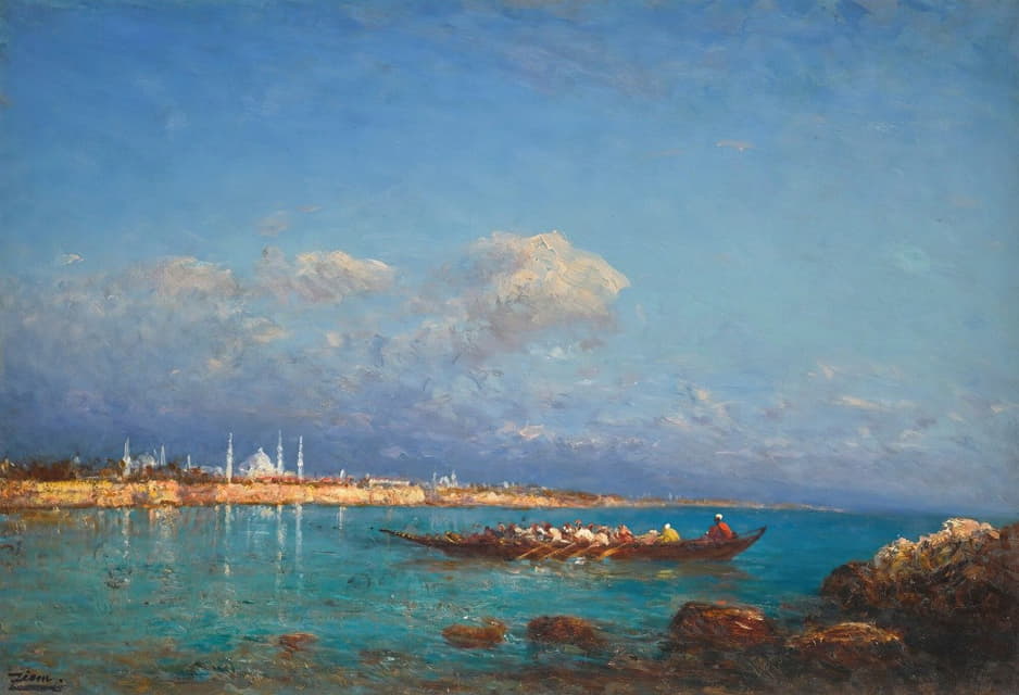 Félix Ziem - Constantinople From The Sea Of Marmara