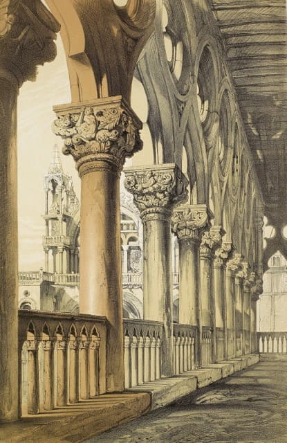 John Ruskin - Examples of Architecture of Venice – The Ducal Palace, Renaissance Capitals of the Loggia