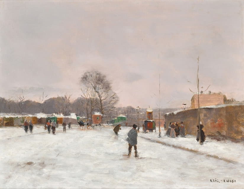 Luigi Loir - La Première neige d’hiver