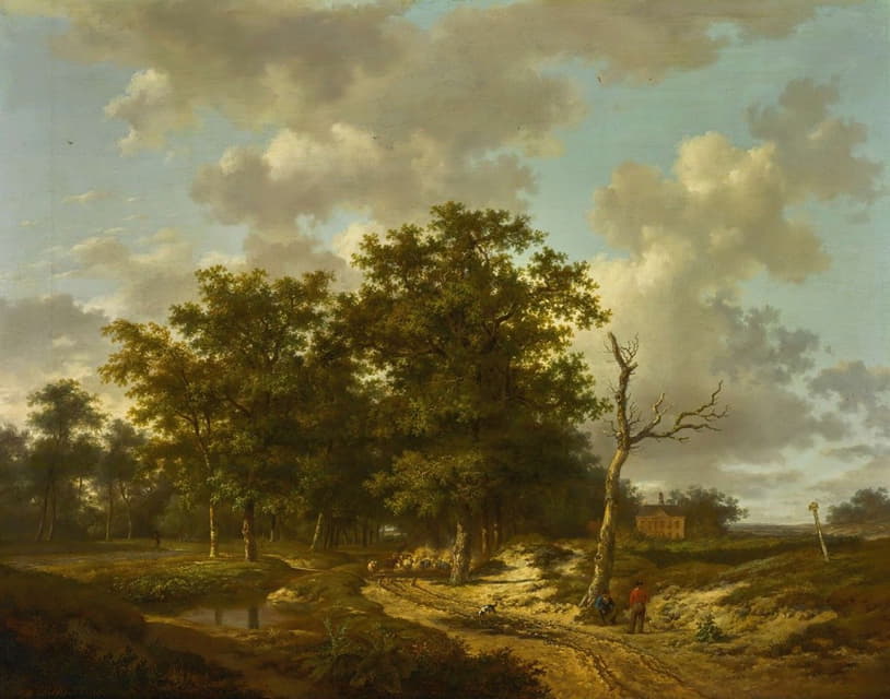 Andreas Schelfhout - Summer landscape
