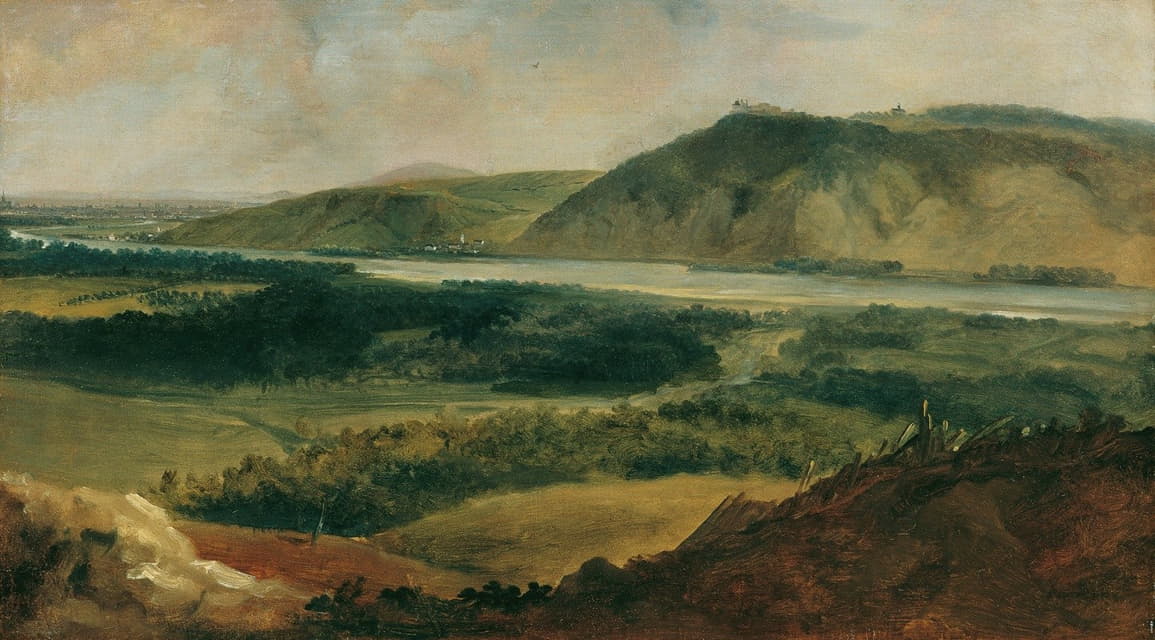 Johann Christian Brand - Donaulandschaft, vom Bisamberg aus gesehen