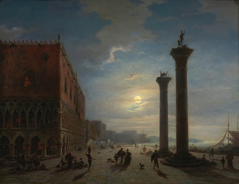 月光下的威尼斯