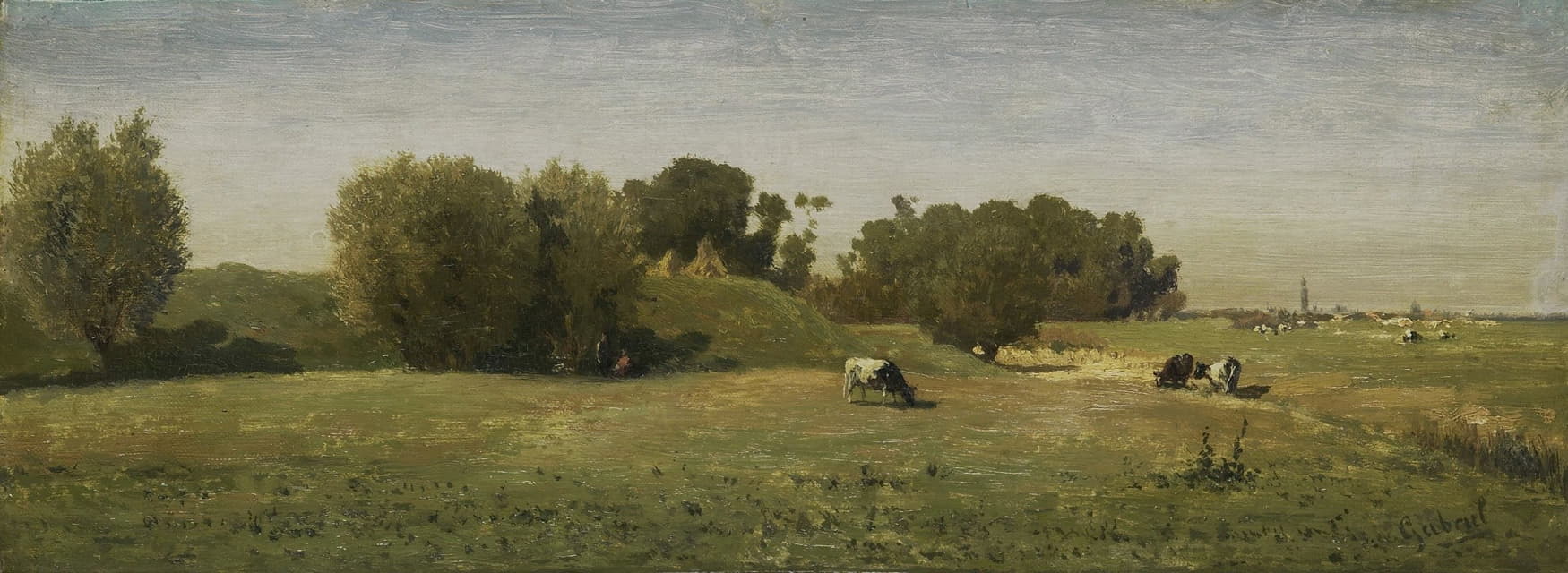 Paul Joseph Constantin Gabriël - Landscape near Abcoude