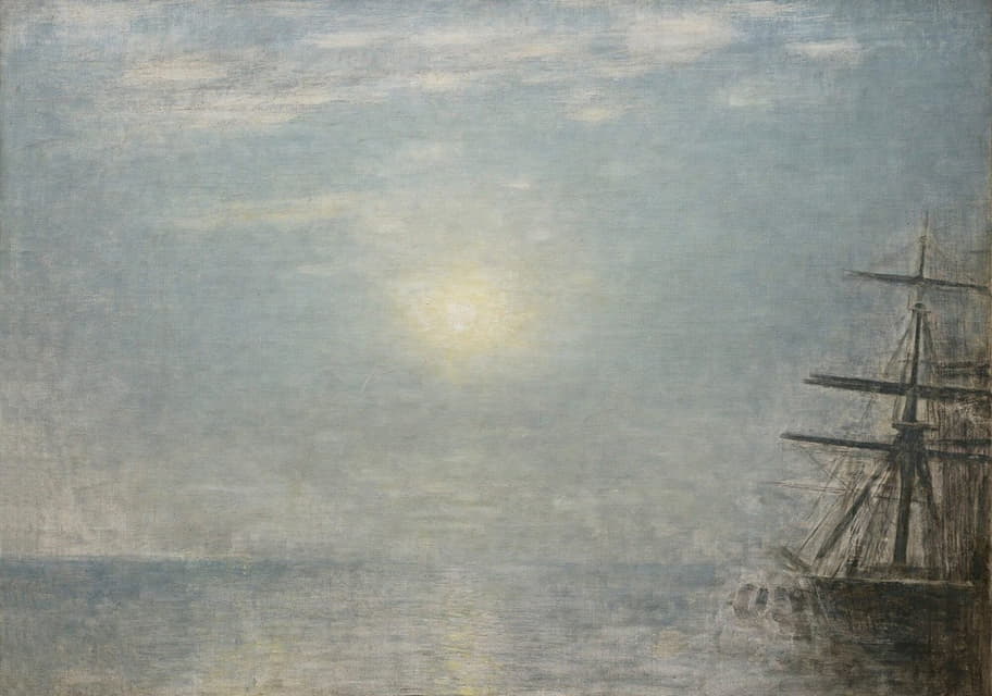 Vilhelm Hammershøi - Sun Over The Sea
