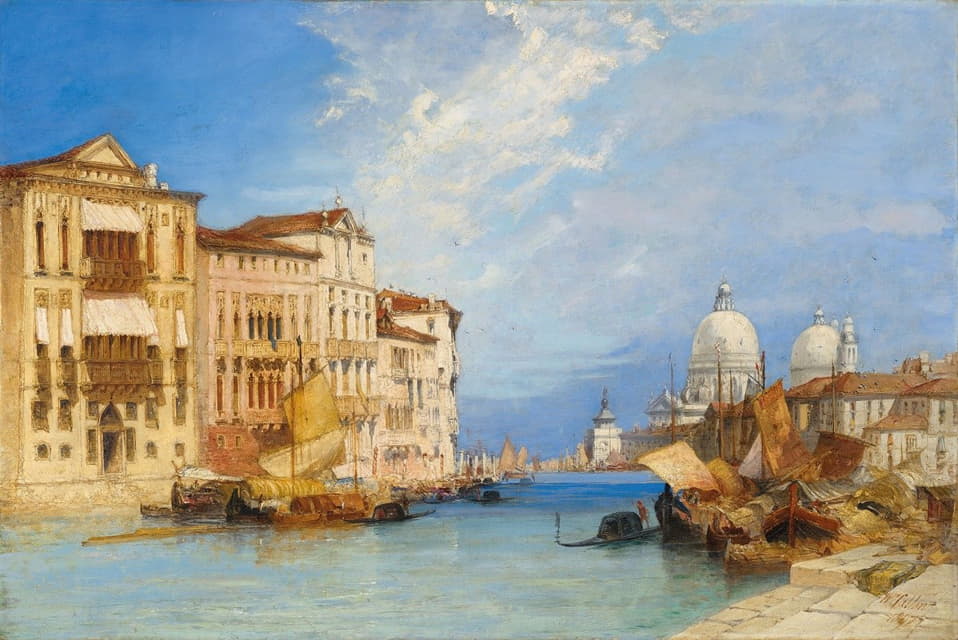 William Callow - The Grand Canal, Venice