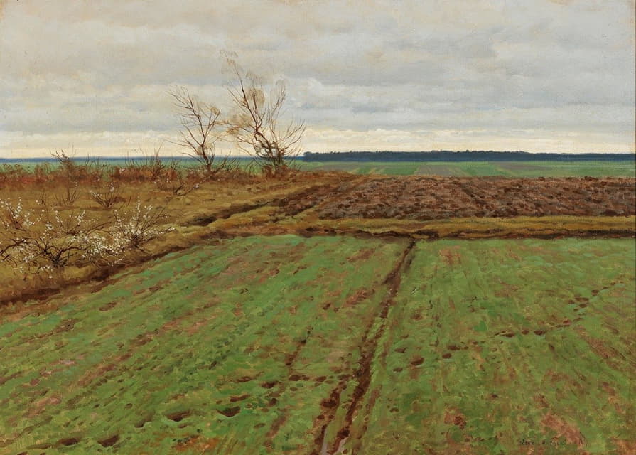 Józef Rapacki - Winter landscape