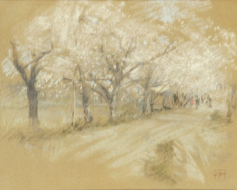 Robert Frederick Blum - Spring Landscape