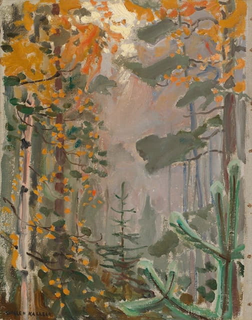 Akseli Gallen-Kallela - Autumn Landscape