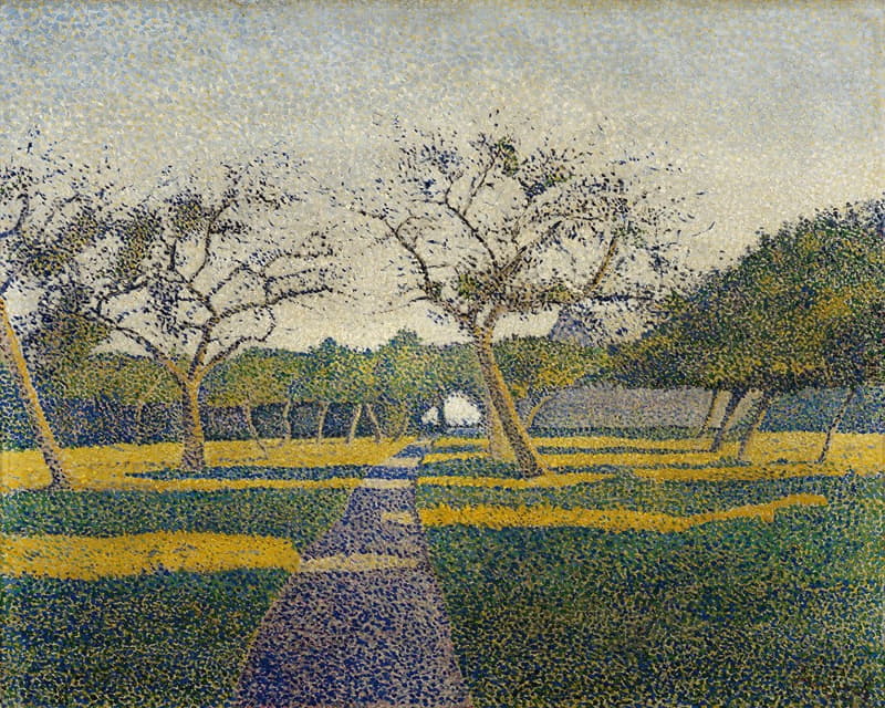 Alfred William Finch - Orchard at La Louvière
