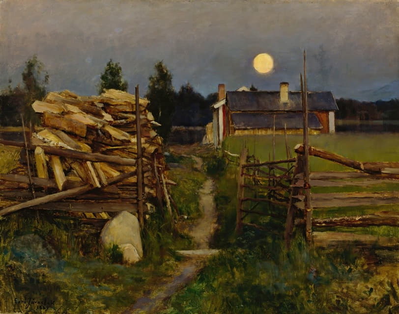 Eero Järnefelt - Summer Night Moon