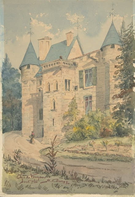 Henry Victor Burgy - Château de Vouzan