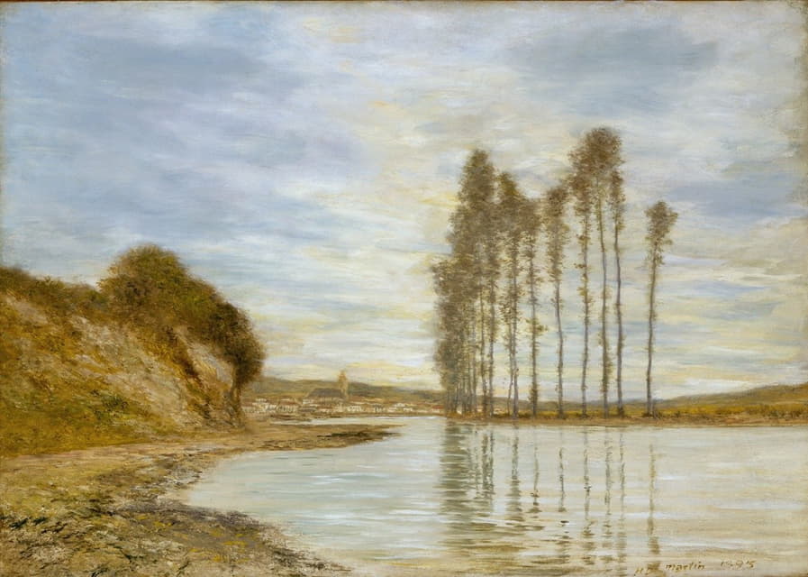 塞纳河的景色；风的竖琴