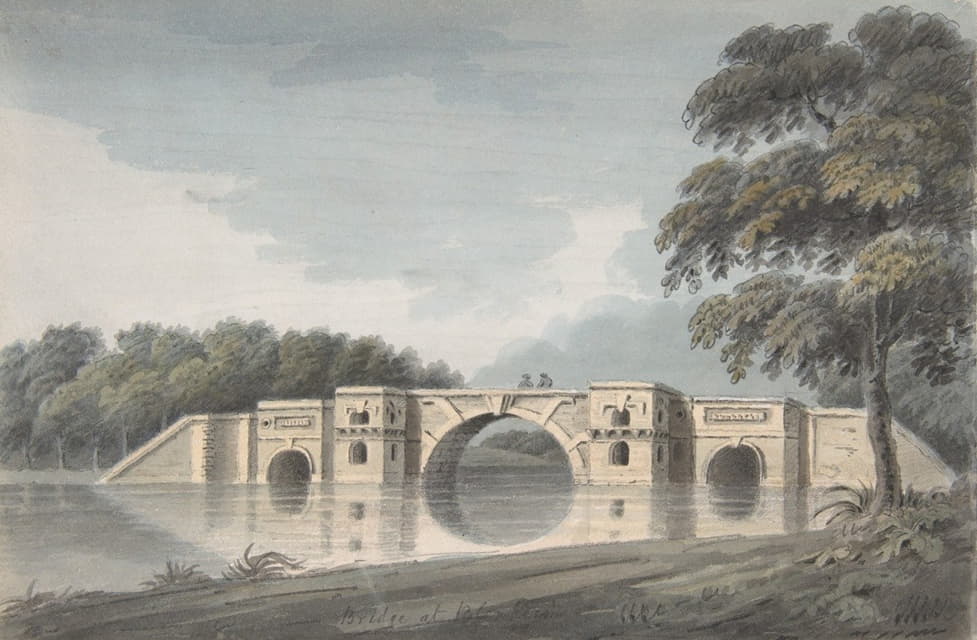Hubert Cornish - Bridge at Blenheim Palace