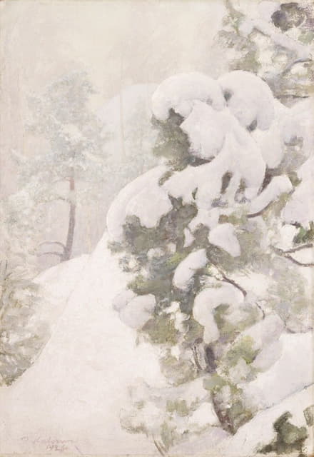 Pekka Halonen - Winter Landscape