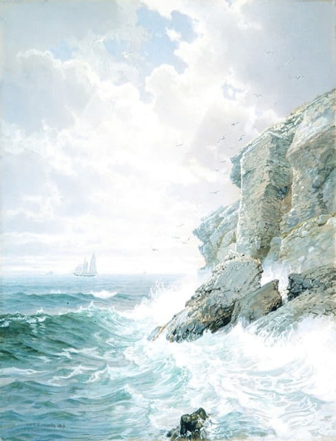 William Trost Richards - Purgatory Cliff