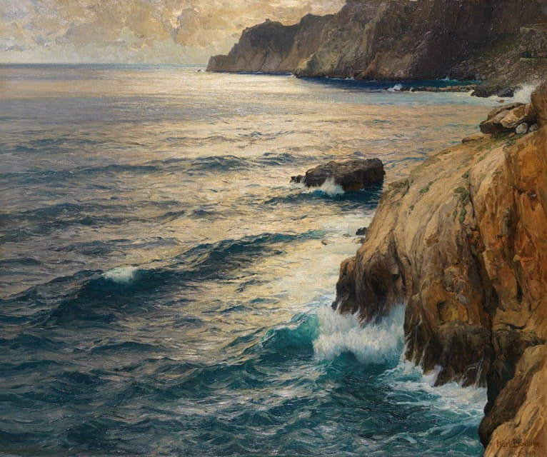 Karl Theodor Boehme - Die Sirenenbucht von Capri