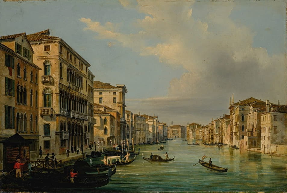 威尼斯，大运河景观