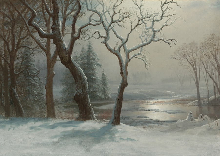 Albert Bierstadt - Winter In Yosemite