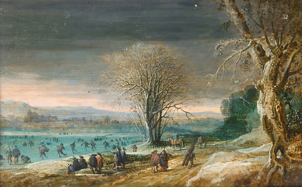 Denijs Van Alsloot - Winter Landscape