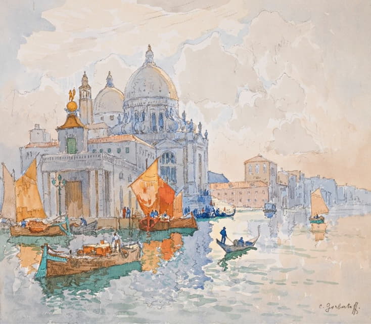 Konstantin Ivanovich Gorbatov - Santa Maria Della Salute, Venice