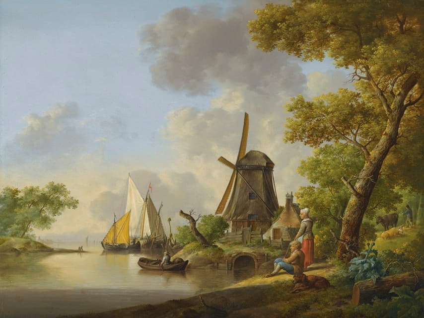 Jan Van Os - A Summer Landscape