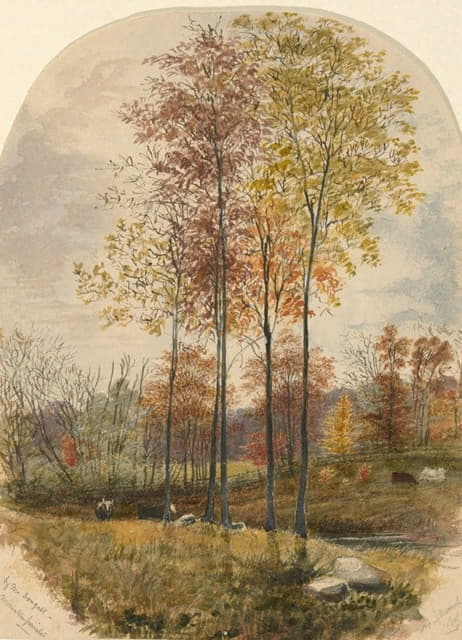 John Alexander MacDougall - Fall Landscape