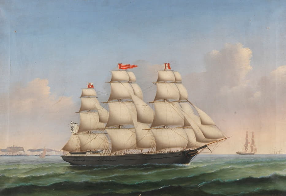 费迪南德·布鲁姆（Ferdinand Brumm），多佛海岸的一艘满载船只
