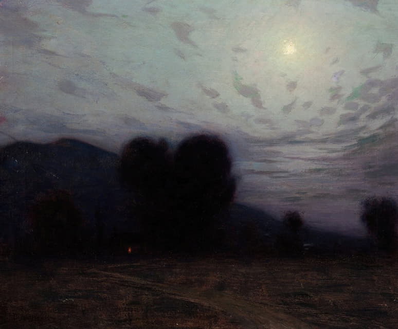 Birge Harrison - Moonlit Landscape