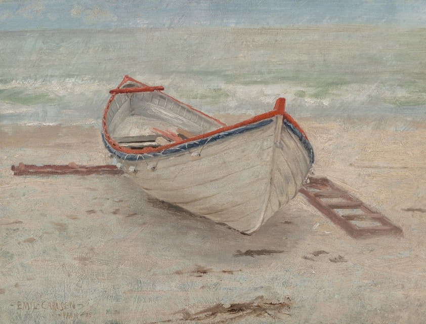 Emil Carlsen - Fishing Boat on Shore