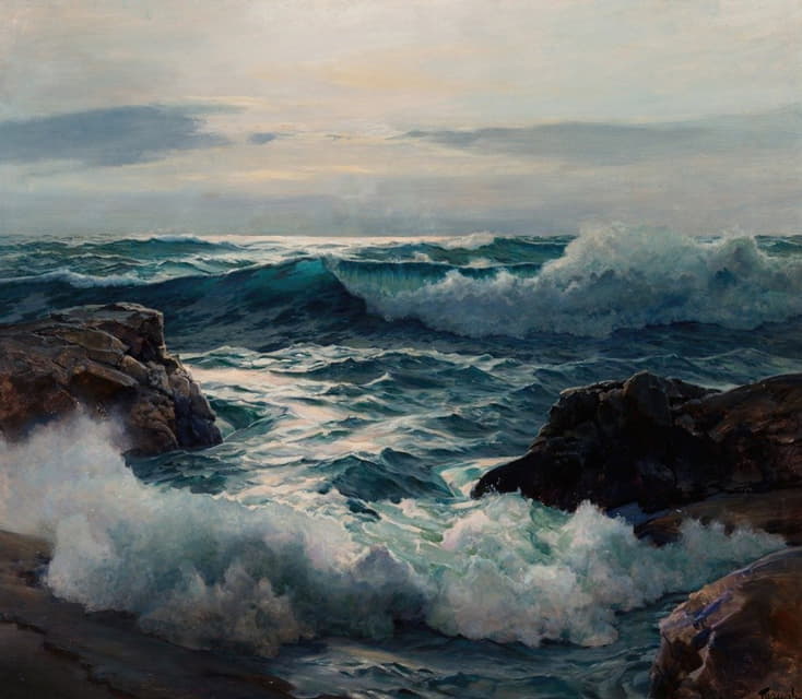 Frederick Judd Waugh - The Invading Surf