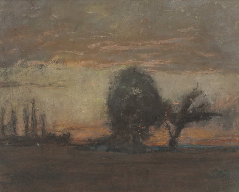 Joseph Frank Currier - Evening Landscape