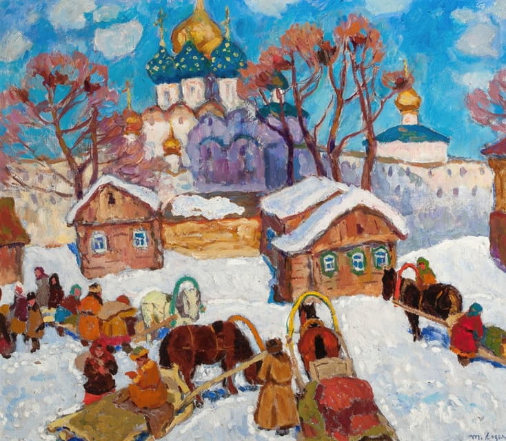 Moissey Kogan - Winter Scene