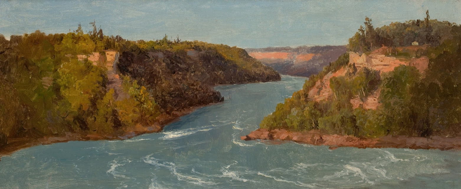 Régis François Gignoux - Rapids at Niagara Falls