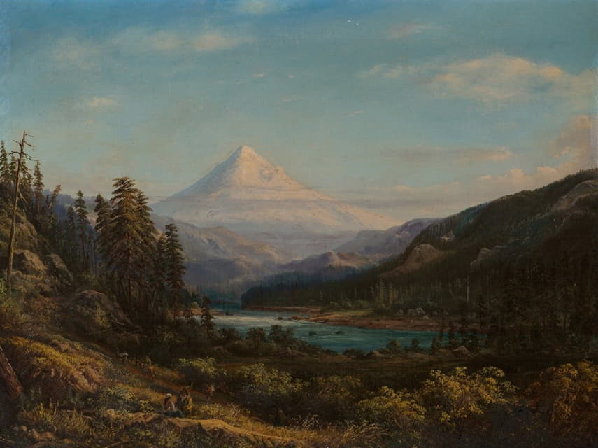 William Keith - Mount Hood from the Banks of Little Sandy River