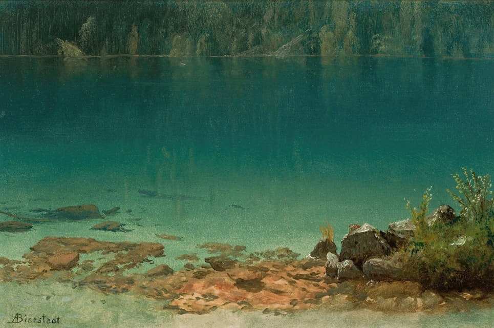 Albert Bierstadt - Lake Scene