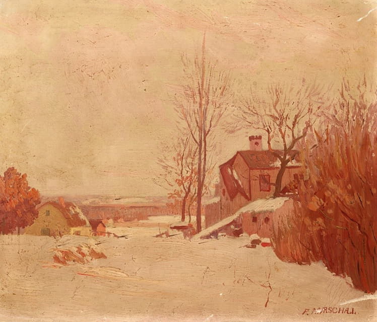 Frank Howard Marschall - Winter Landscape