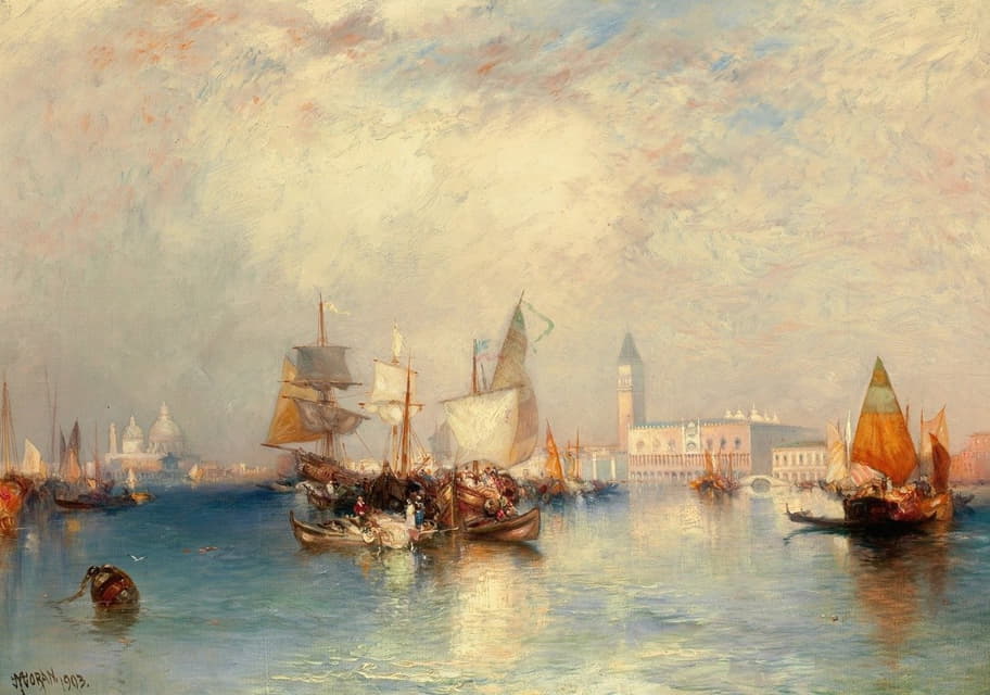 Thomas Moran - Venice, Grand Canal